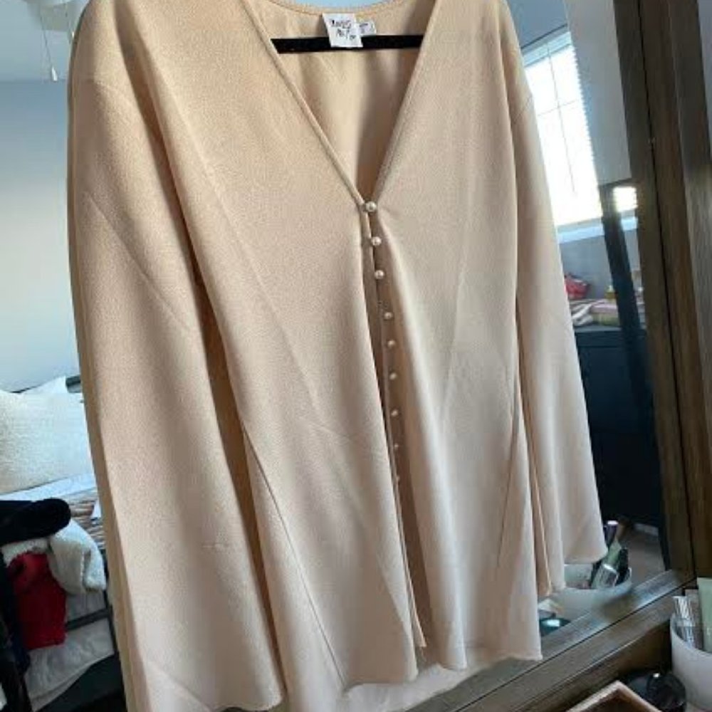 Princess Polly Pearl Button up Cardigan Top